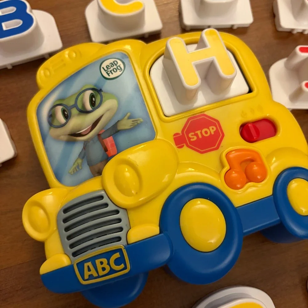 LeapFrog Leapster Preschool Learning Bus Alphabet Toddler Toy missing L‎